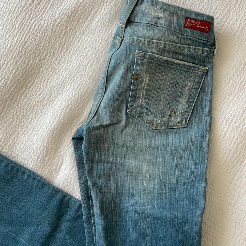 Size 26 Citizens of Humanity Light Wash Flare Jean